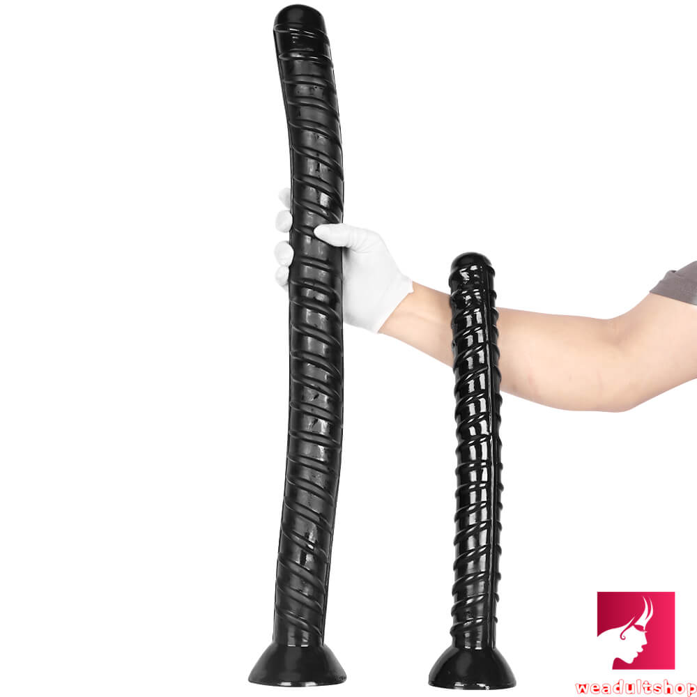 16.14in 26in Odd Huge Super Long Steel Bar Butt Plug Dildo