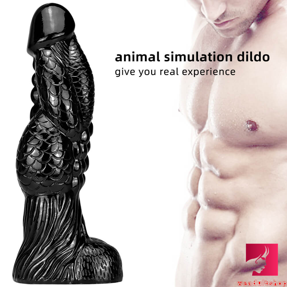 14.56in Super Long Animal Big Black Dragon Dildo For Adults