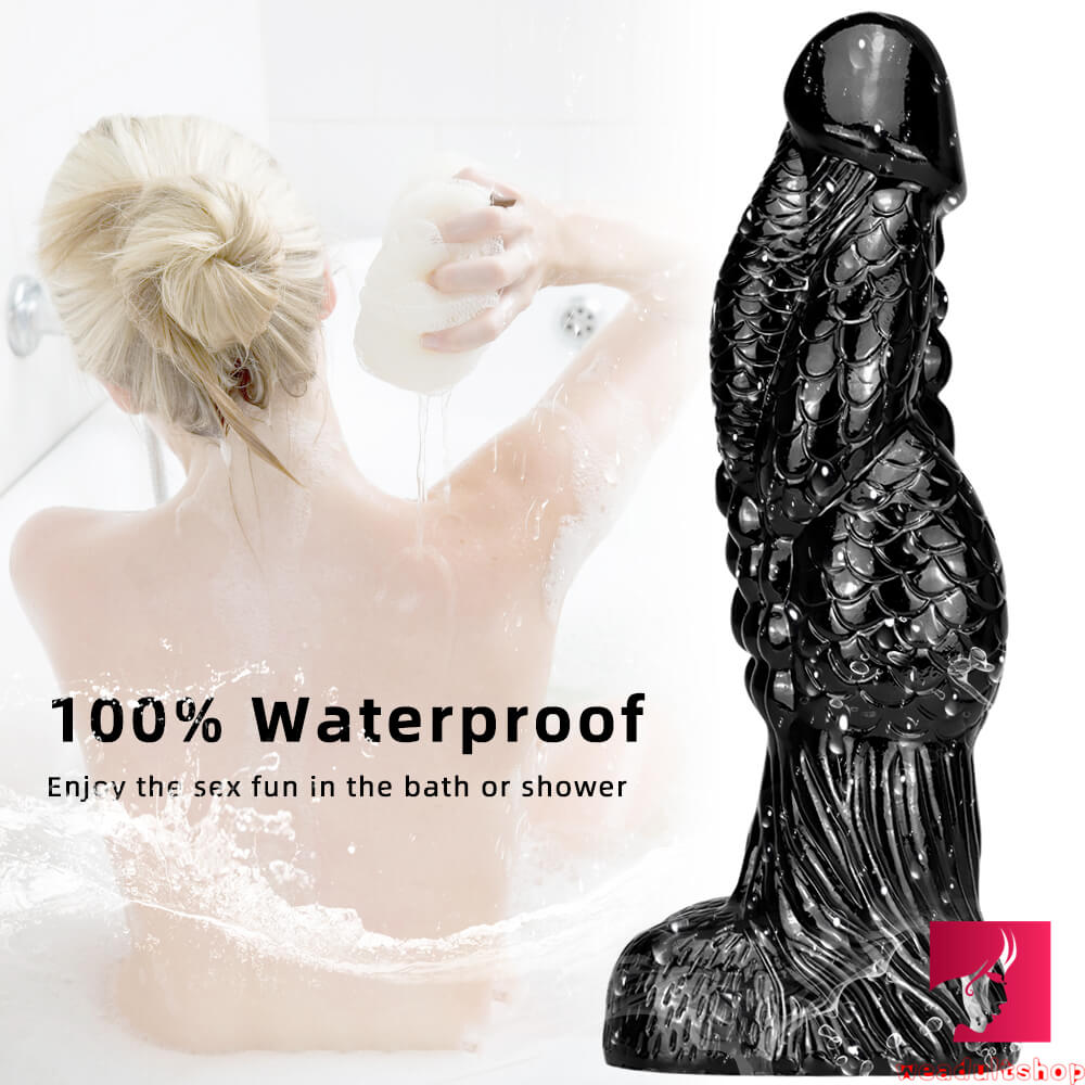 14.56in Super Long Animal Big Black Dragon Dildo For Adults