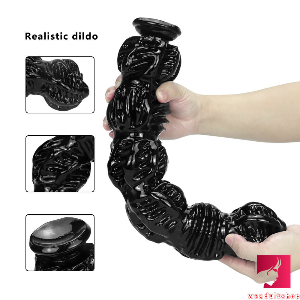 16.14in Fantasy Odd Big Long Walnut Thick Butt Plug Dildo For Sex