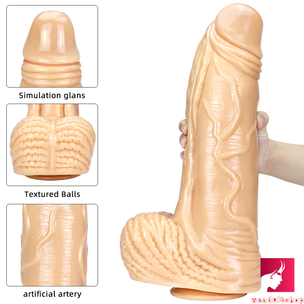 15.35in Long Big Thick Anal Riding Dildo For Sexy Women Adult Toy