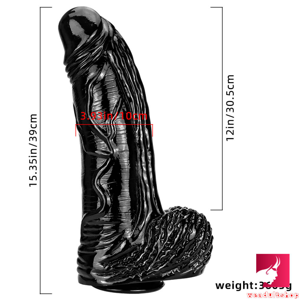 15.35in Long Big Thick Anal Riding Dildo For Sexy Women Adult Toy