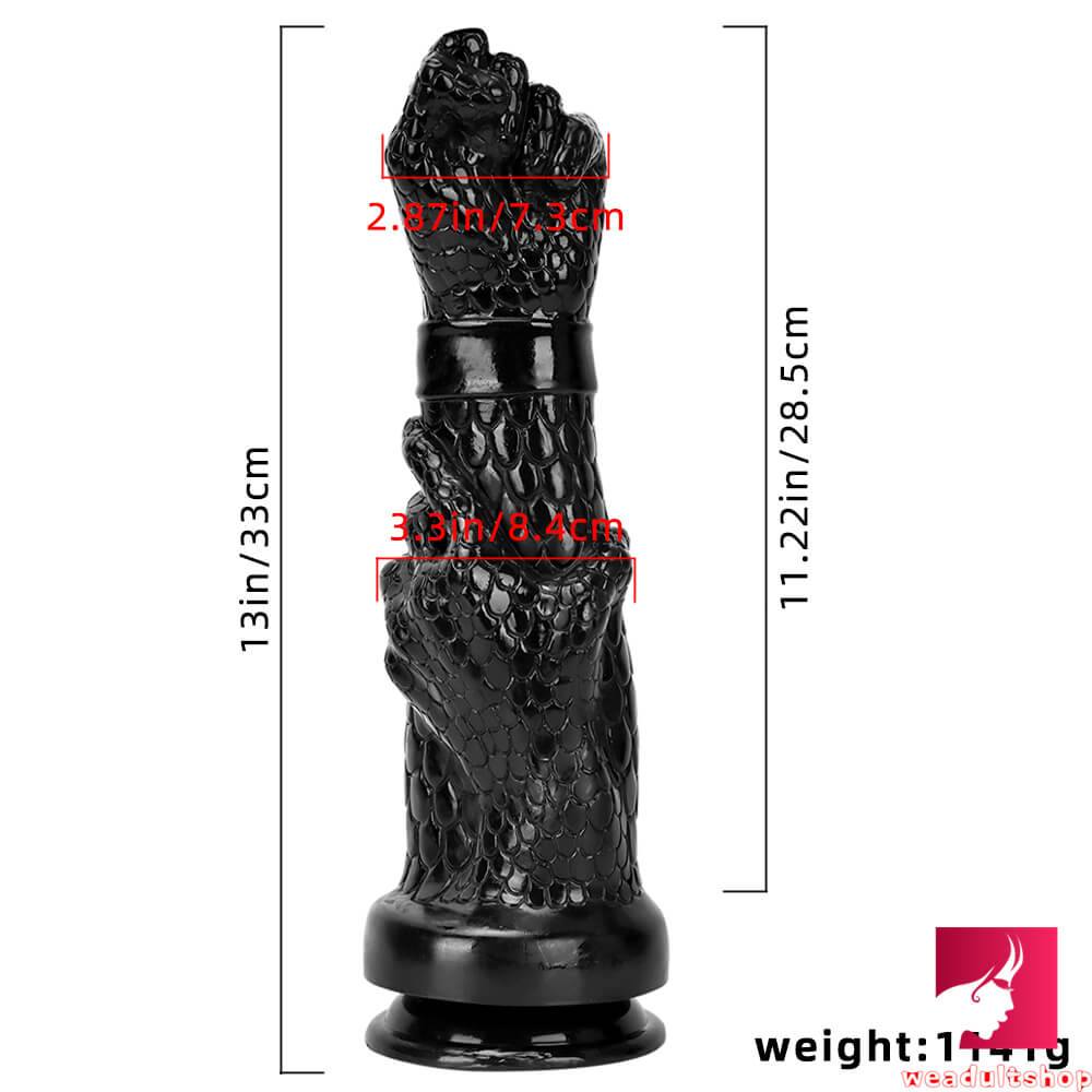 13in Super Thick Big Long Fist Hands Dildo For Anal Sex Love