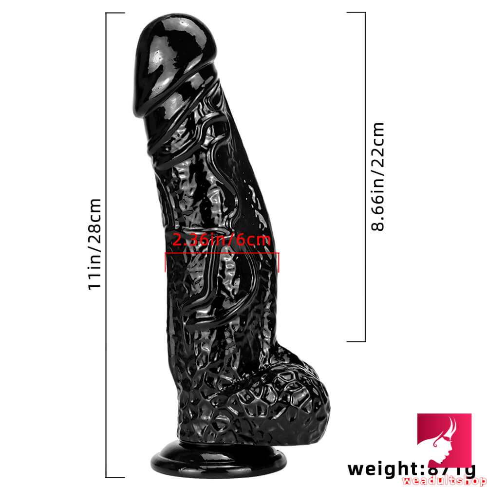 11in Realistic Big Thick Anal Dildo For Women Men Fucking Toy