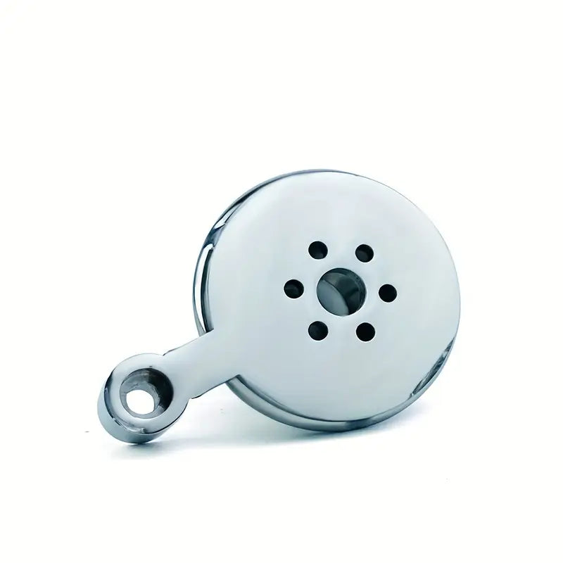 Hex-lock Arc-shaped Double Layer Urinary Catheter Inversion Chastity Cage