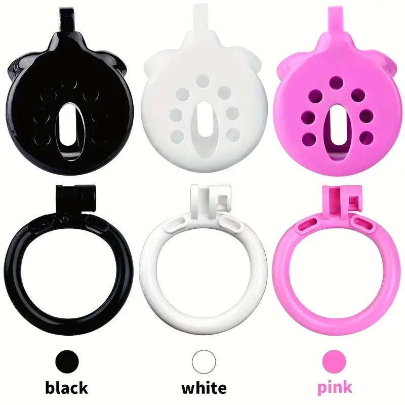 Resin Flat Inverted Male Chastity Cage Device Chastity Lock Cage BDSM Games