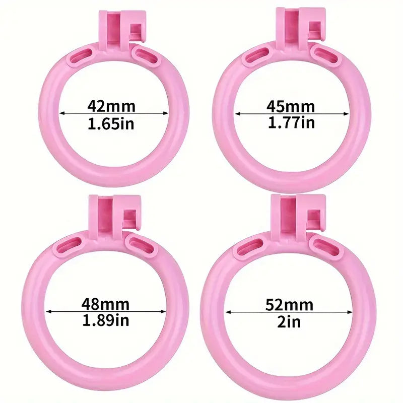 5 Colors Plastic Pussy Chastity Cage Adult BDSM Sex Toys For Adult Men