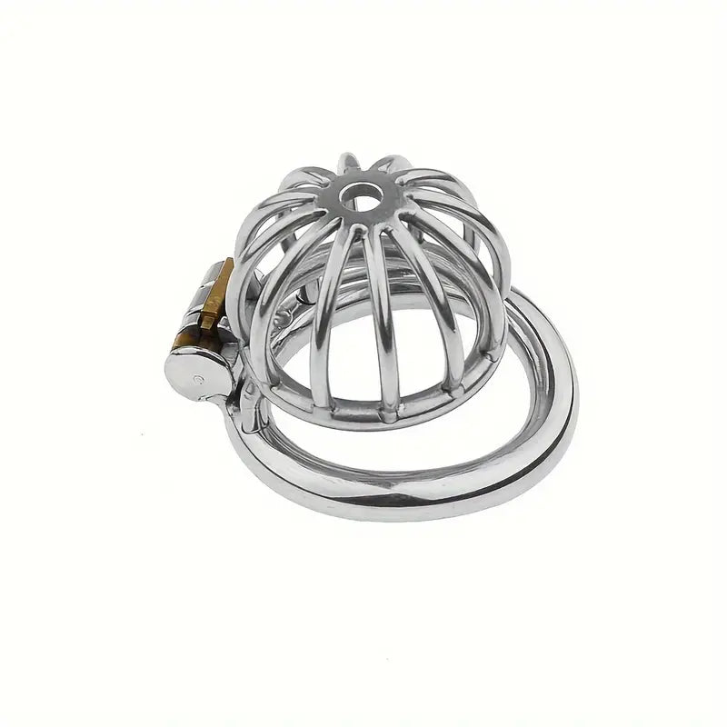 Male Chastity Hot Cold Stimulation Wild Scream Adult BDSM Metal Cock Cage