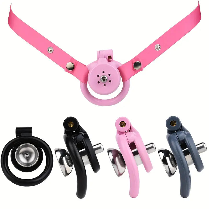 Detachable Metal Catheter Chastity Cage For Men Sex Adjustable Strap