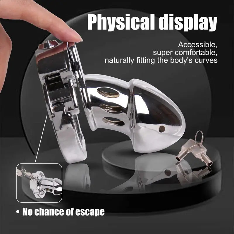 Adjustable Stainless Steel Chastity Cage Celibacy Chastity Device Penis Chastity