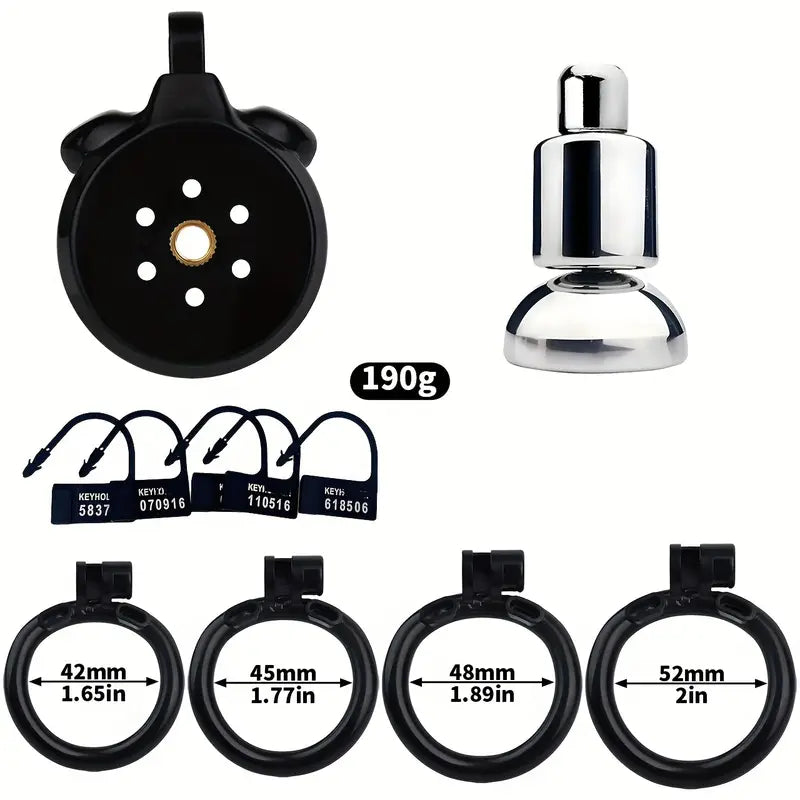 Detachable Metal Catheter Chastity Cage For Men Sex Adjustable Strap