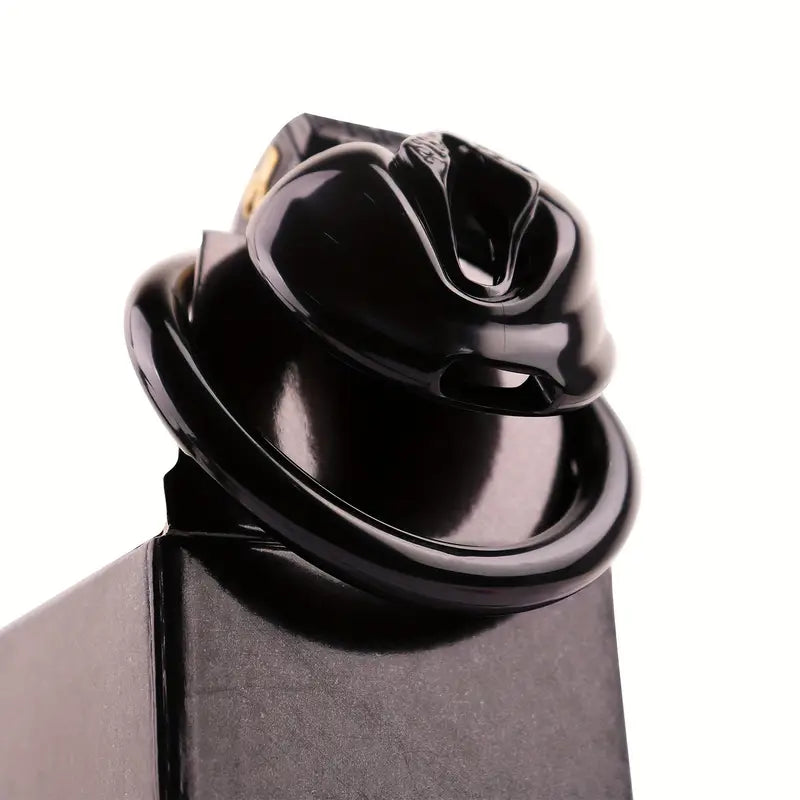 Plastic Pink Black Male Penis Cage With Adjustable Sizes Elastic Nylon Chastity