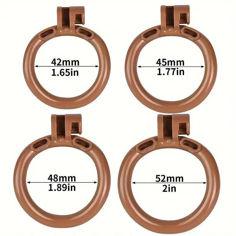 5 Colors Plastic Pussy Chastity Cage Adult BDSM Sex Toys For Adult Men