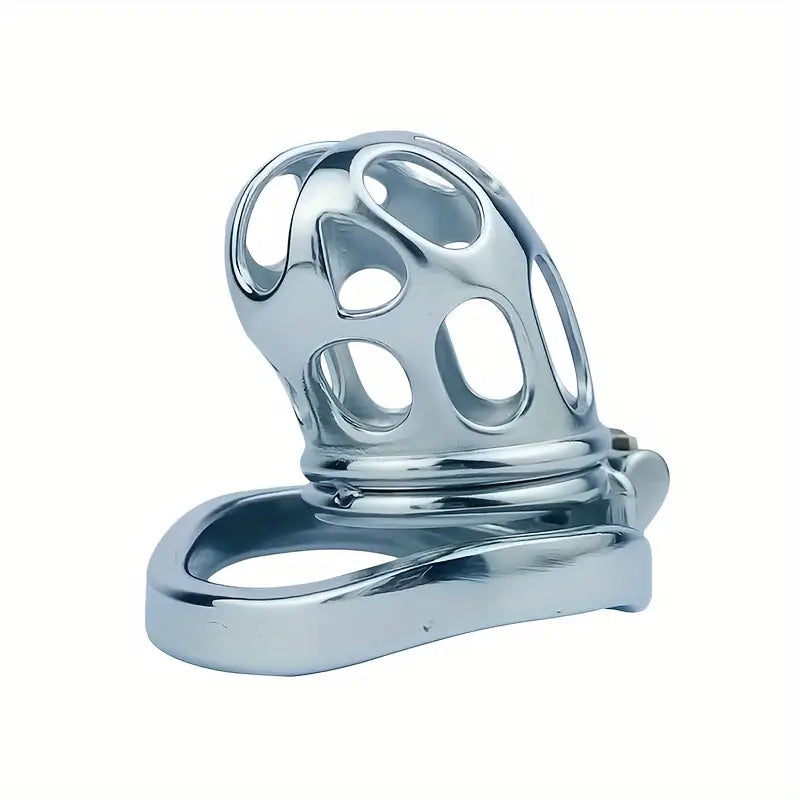 Stainless Steel Male Chastity Cage Hand-Washable Enhances Sexual Pleasure