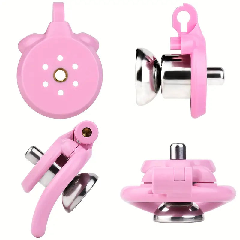 Detachable Metal Catheter Chastity Cage For Men Sex Adjustable Strap