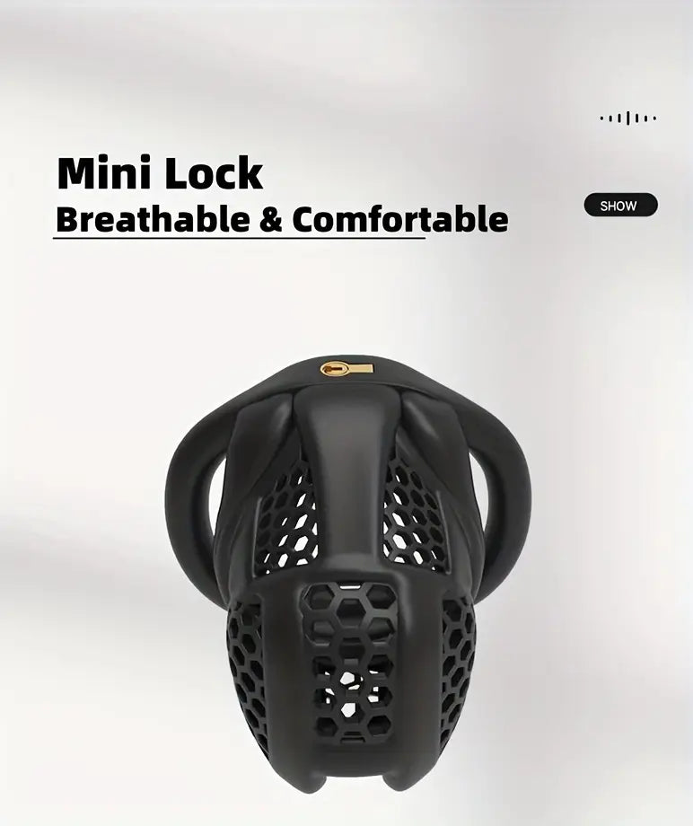 Beehive Pro Mini Male Chastity Cage Breathable Cock Coop For Bondage Fetish