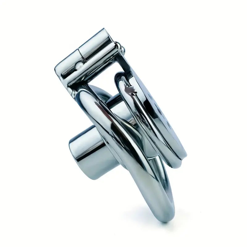 Hex-lock Arc-shaped Double Layer Urinary Catheter Inversion Chastity Cage