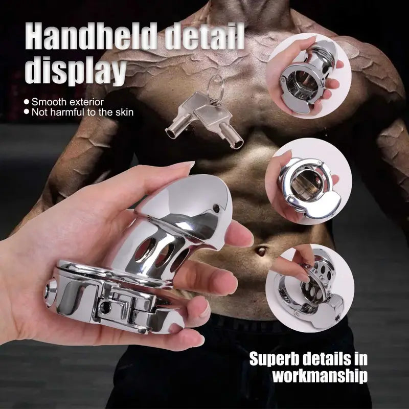 Adjustable Stainless Steel Chastity Cage Celibacy Chastity Device Penis Chastity