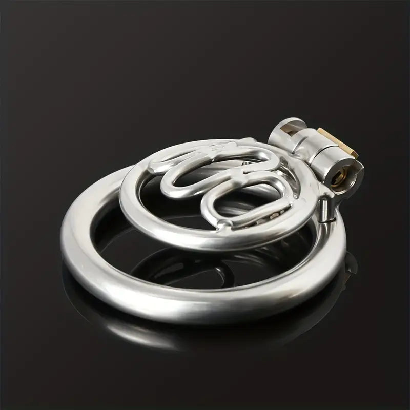 Stainless Steel Virginity Lock Invisible Virginity Penis Chastity Cage Device