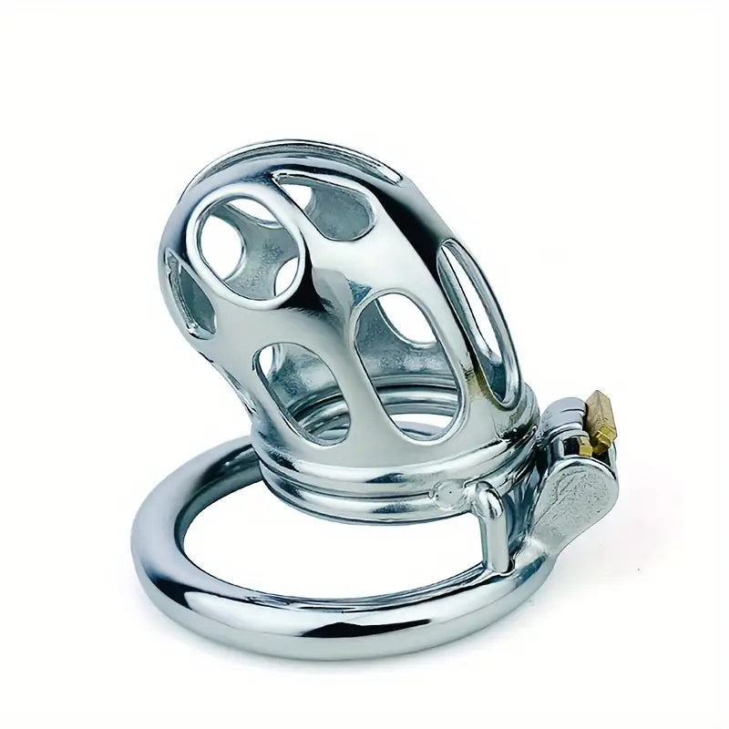 Stainless Steel Male Chastity Cage Hand-Washable Enhances Sexual Pleasure