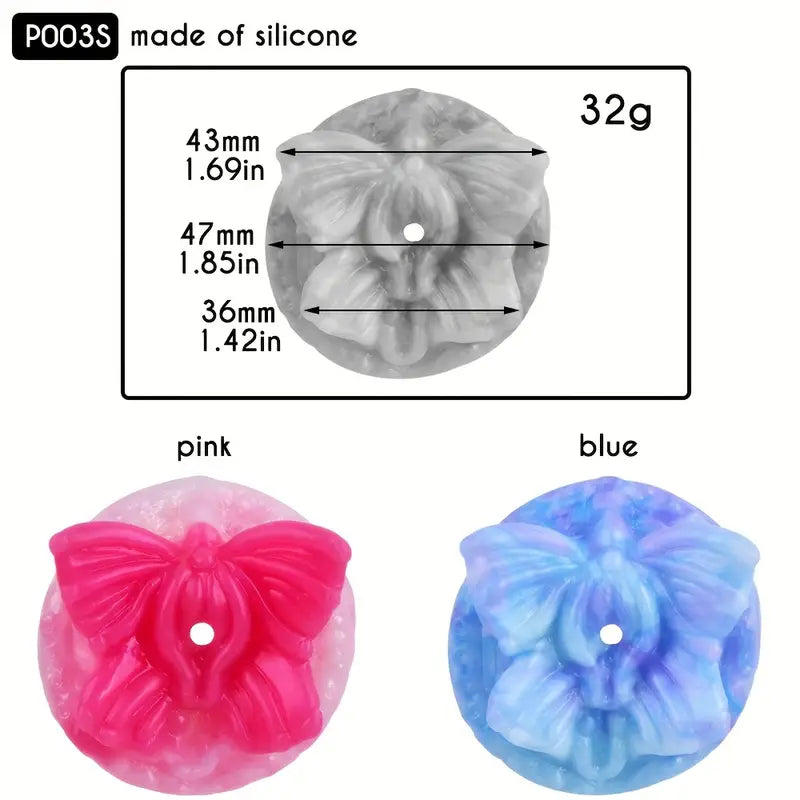 Metal Flat BDSM Butterfly Vaginal Chastity Cage Device Belt For Female Adults