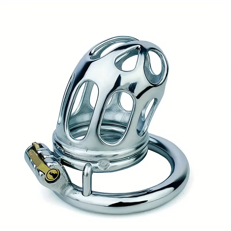 Stainless Steel Male Chastity Cage Hand-Washable Enhances Sexual Pleasure