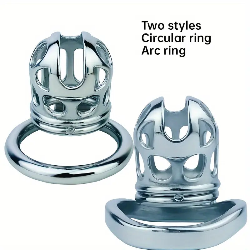 Stainless Steel Male Chastity Cage Hand-Washable Enhances Sexual Pleasure
