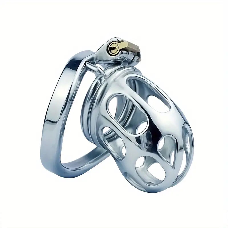 Stainless Steel Male Chastity Cage Hand-Washable Enhances Sexual Pleasure