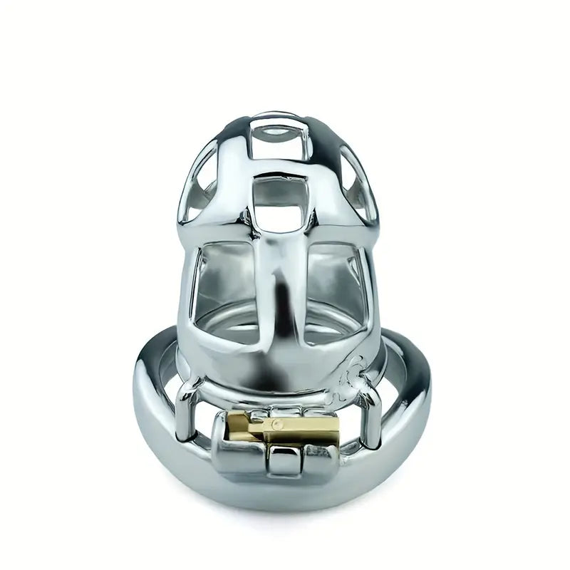 Metal Snake Shape Hollow Men Chastity Cage Penis Lock 4 Sizes Chastity