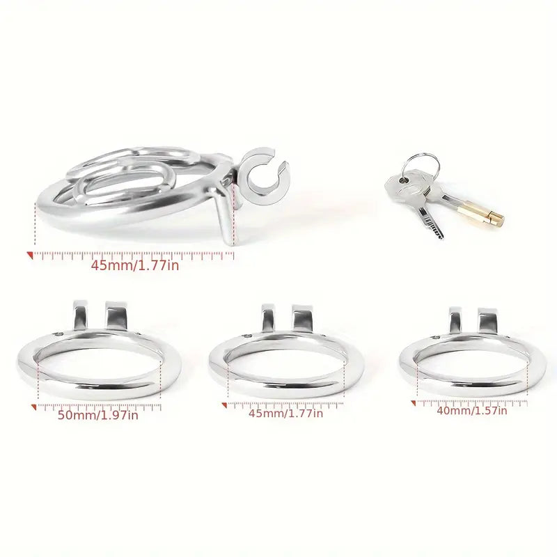 Stainless Steel Virginity Lock Invisible Virginity Penis Chastity Cage Device