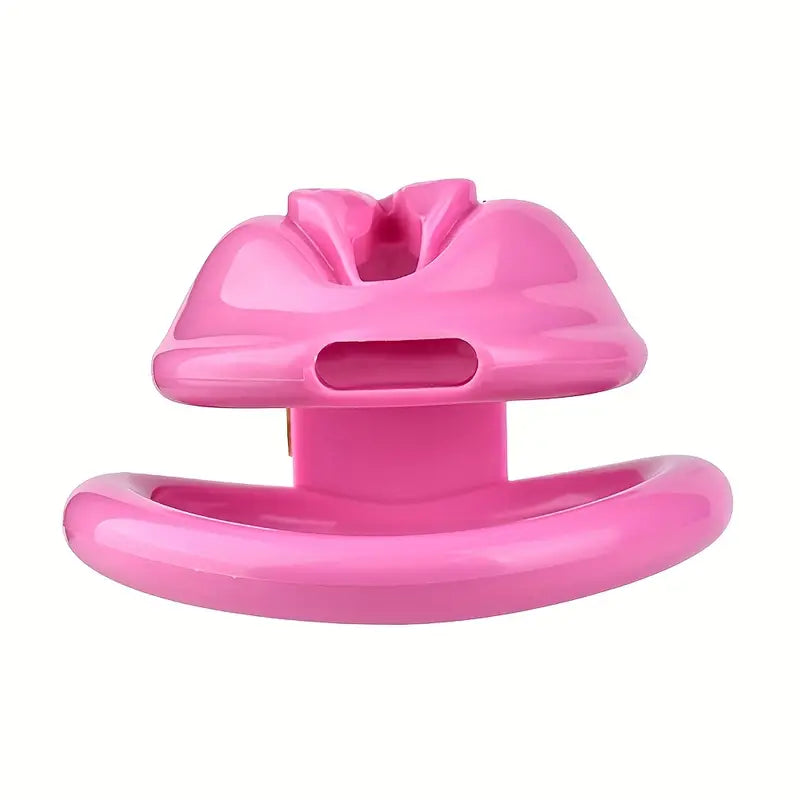 Plastic Male Female Genital Chastity Cage Device Set With 4 Size Clips