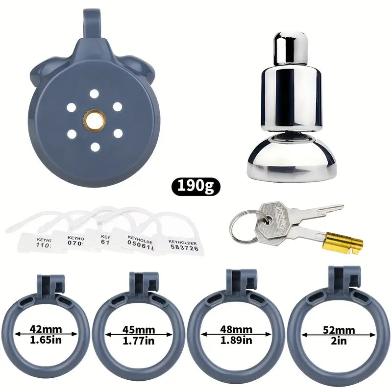 Detachable Metal Catheter Chastity Cage For Men Sex Adjustable Strap