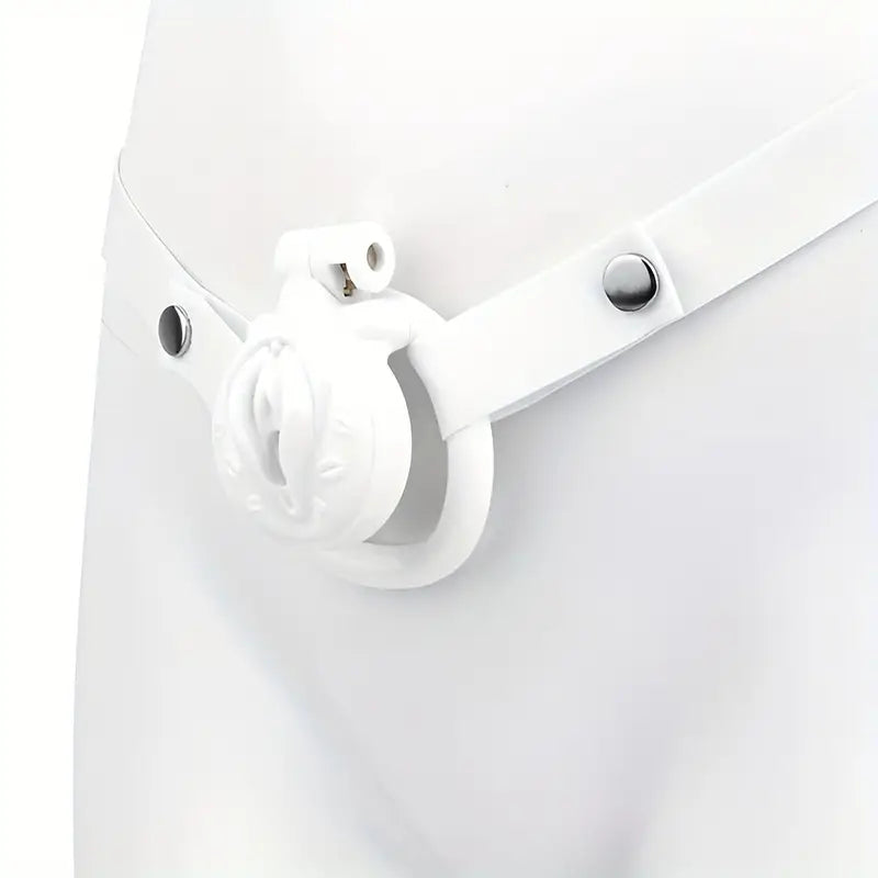 Adjustable Chastity Belt Negative Pole Resin Chastity Cage Lock For Couples