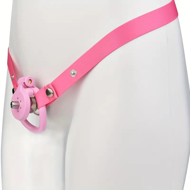 Detachable Metal Catheter Chastity Cage For Men Sex Adjustable Strap