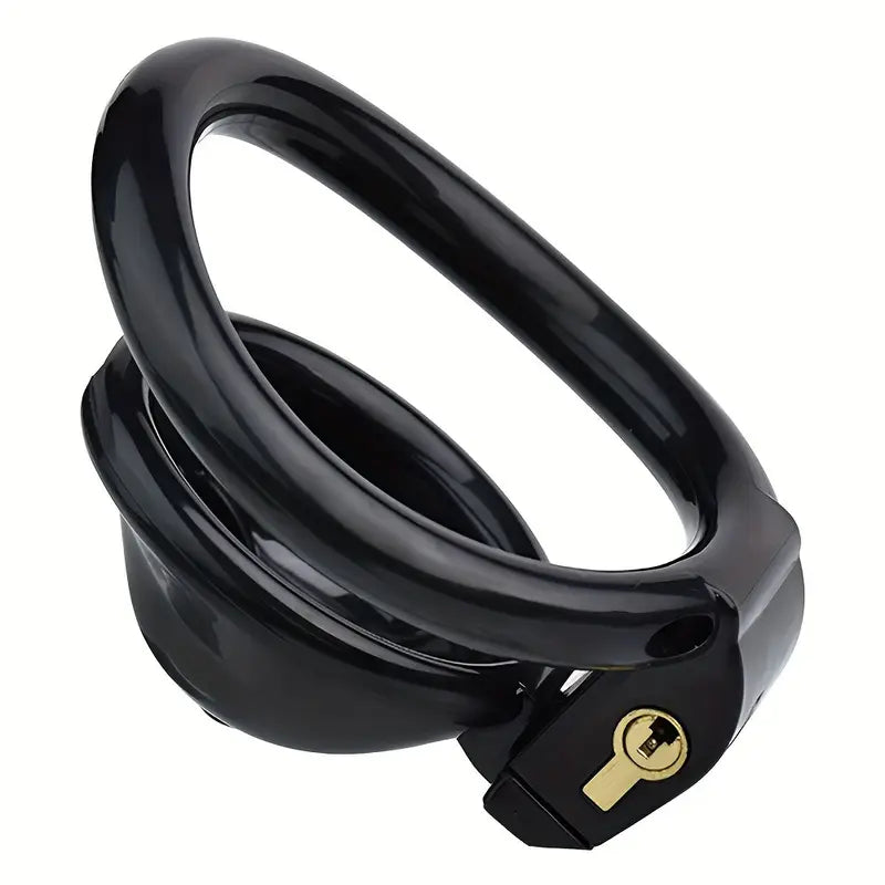 Plastic Male Female Genital Chastity Cage Device Set With 4 Size Clips