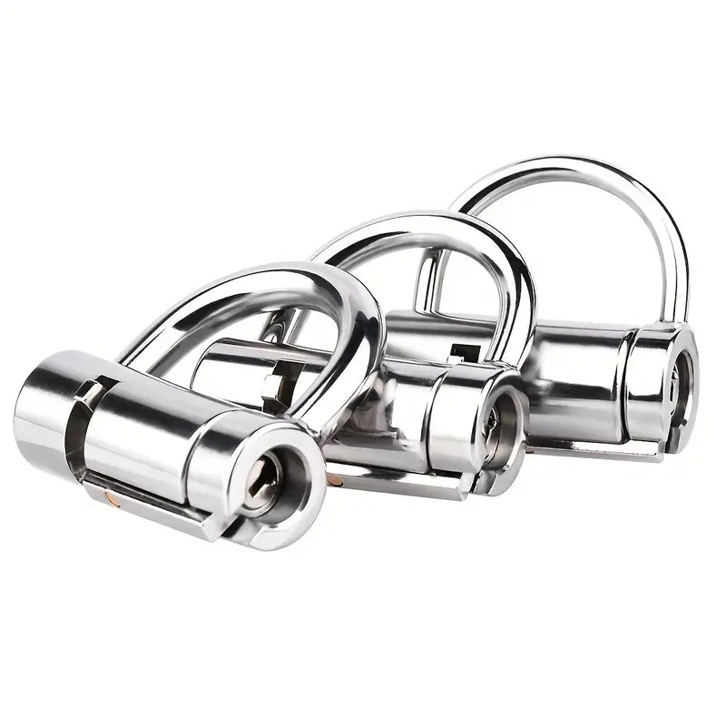 Stainless Steel Men Glan Piercing PA Cock Cage Female Labium Restrain Device