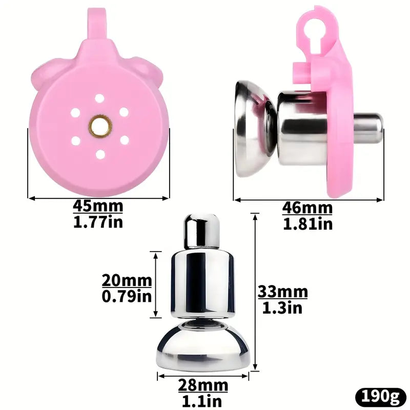 Detachable Metal Catheter Chastity Cage For Men Sex Adjustable Strap