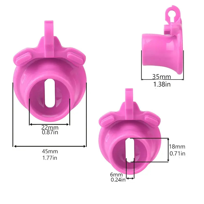 Resin Flat Inverted Male Chastity Cage Device Chastity Lock Cage BDSM Games
