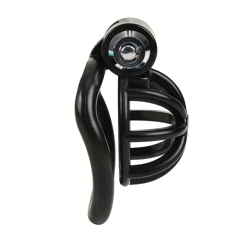 Male Penis Chastity Cage Pink Black Small Chastity Cage With 5 Rooster Rings