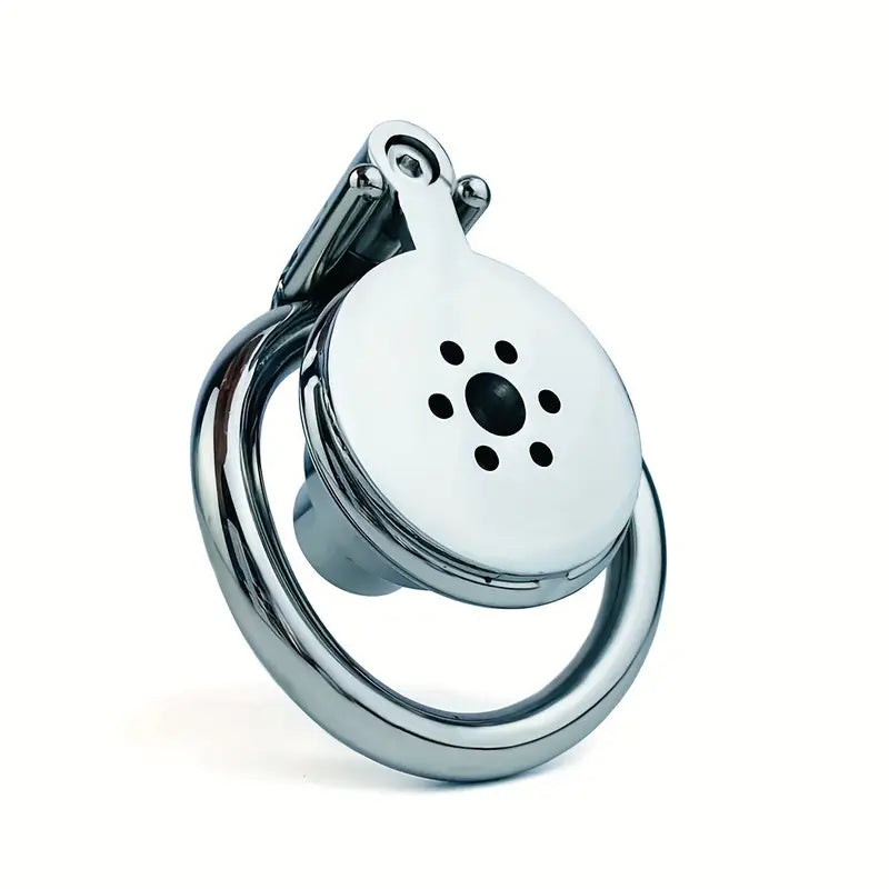 Hex-lock Arc-shaped Double Layer Urinary Catheter Inversion Chastity Cage