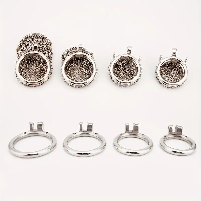 Mesh Chastity Lock For Men Hollow Chastity Cage Celibacy CB Chastity Device