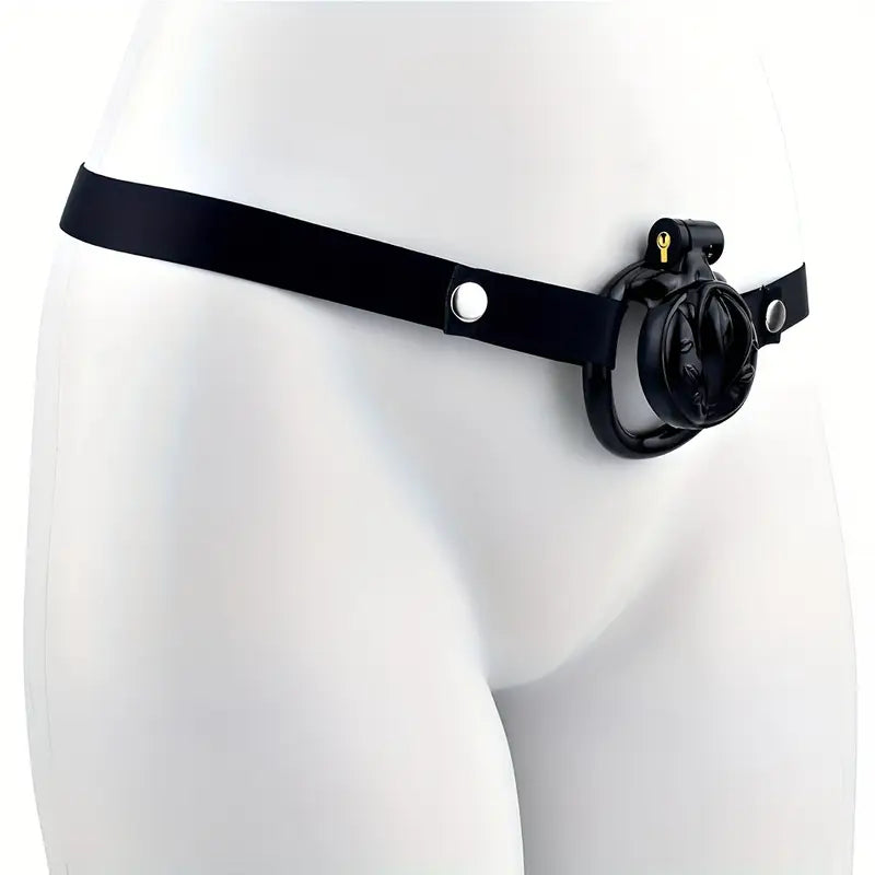 Adjustable Chastity Belt Negative Pole Resin Chastity Cage Lock For Couples