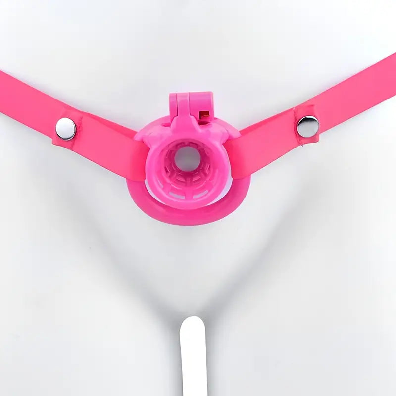 Resin Negative Chastity Cage Device With Adjustable Elastic Band For Men