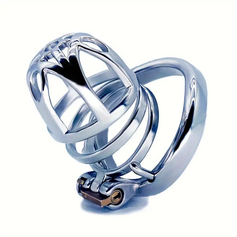Male Stainless Steel Chastity Cage Device Chastity Lock Cage Penis Ring