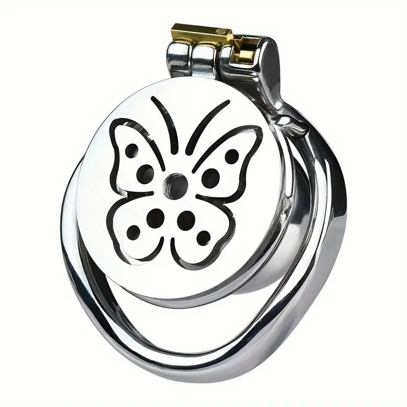 Men Chastity Device Flat Metal Chastity Cage BDSM Bondage BDSM Sex Toy