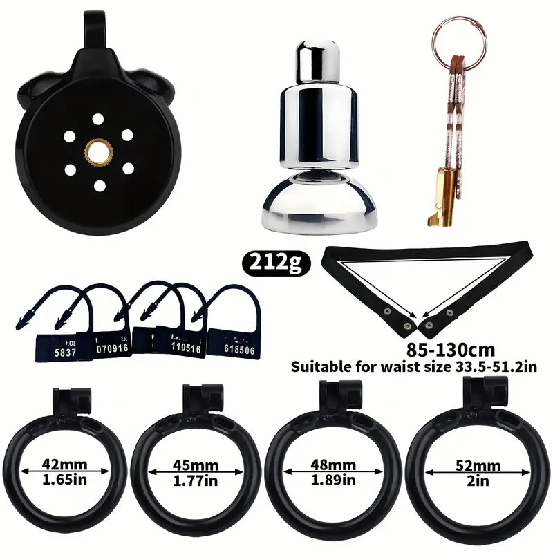 Detachable Metal Catheter Chastity Cage For Men Sex Adjustable Strap