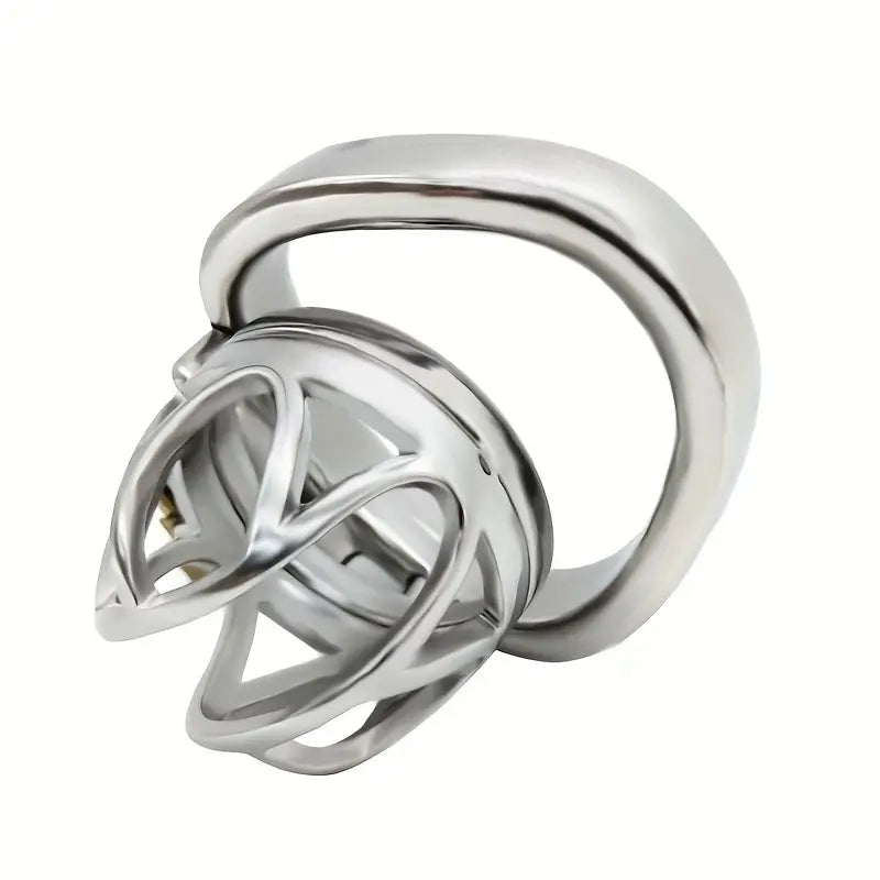 Stainless Steel Chastity Lock Metal Hollow Birdcage CB Lock Cage Sex Toy