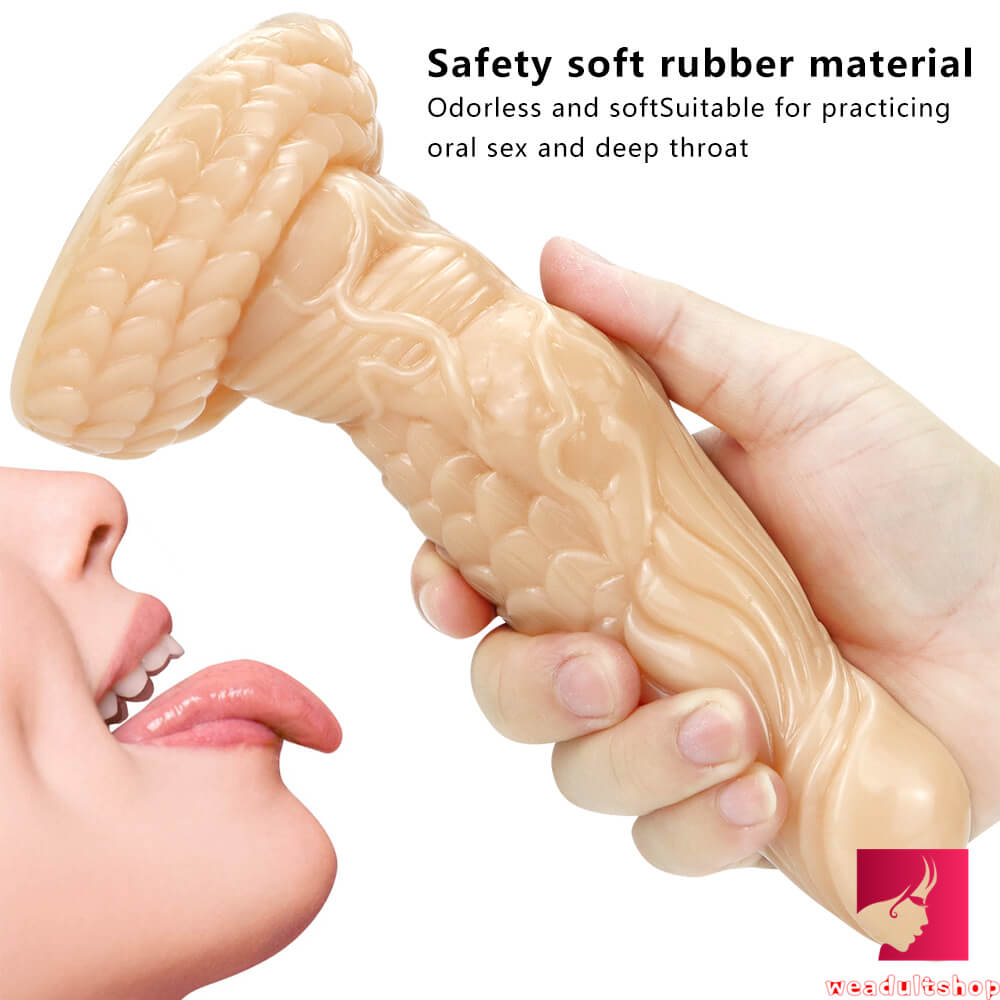 7.67in Real Fantasy Dragon Dildo For BDSM Anal Vagina Orgasm