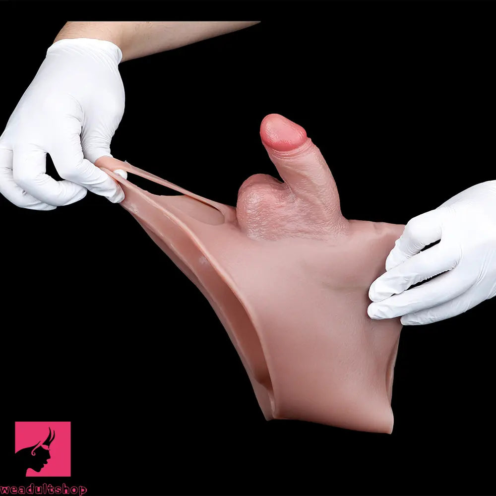 4.13in Realistic Small Solid Dildo Panty For Lesbian Vaginal Opening Relief Toy