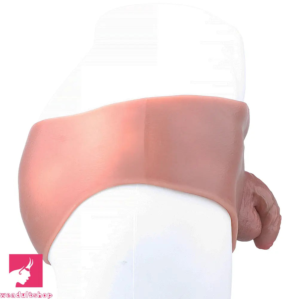 4.53in Realistic Small Solid Dildo Panty Vaginal Opening Bilateral Wellness Toy